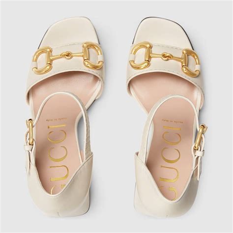 gucci sandals women white|authentic Gucci sandals.